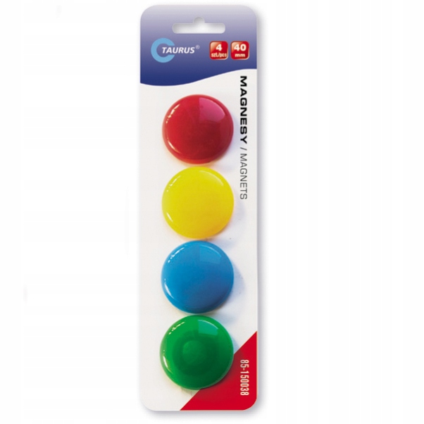 

Magnesy do tablic flipchart 40 mm komplet 4 szt.