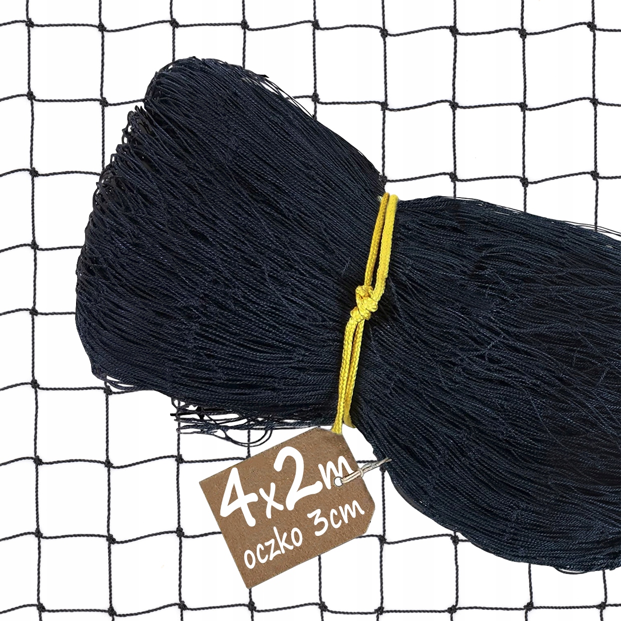 

Siatka Balkonowa Dla Kota Czarna 4x2m Oko 3cm