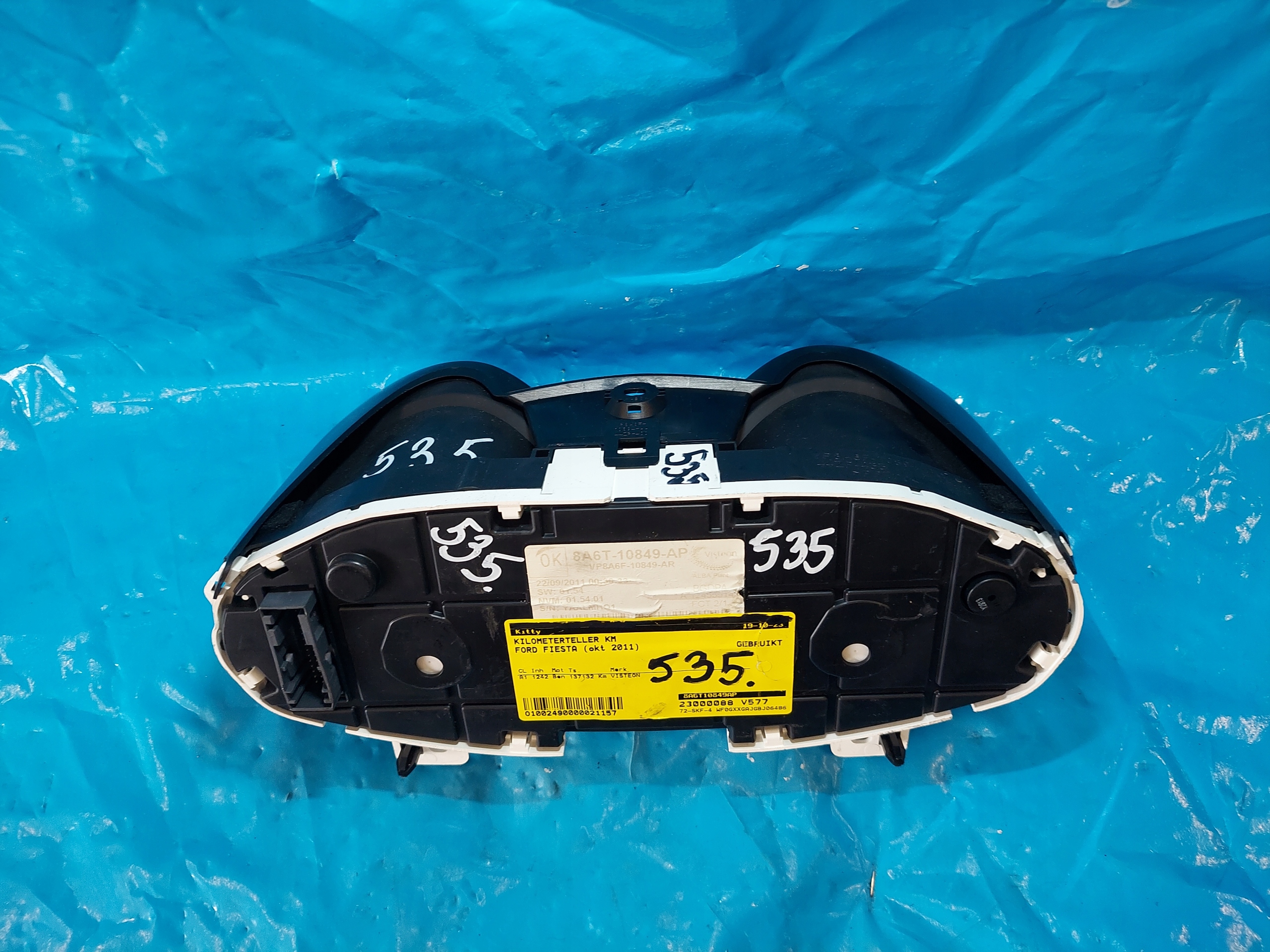 dials clock FIESTA 2011 R MK7 1.25B 8A6T10849AP