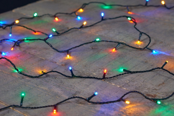 LAMPKI CHOINKOWE NA BATERIE 200 LED 16m Zewnętrzne Timer IP44 Marka SK-Led