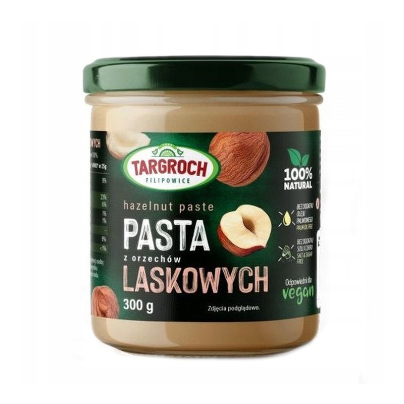 Levně 2x Targroch Pasta z lískových oříšků 300 g