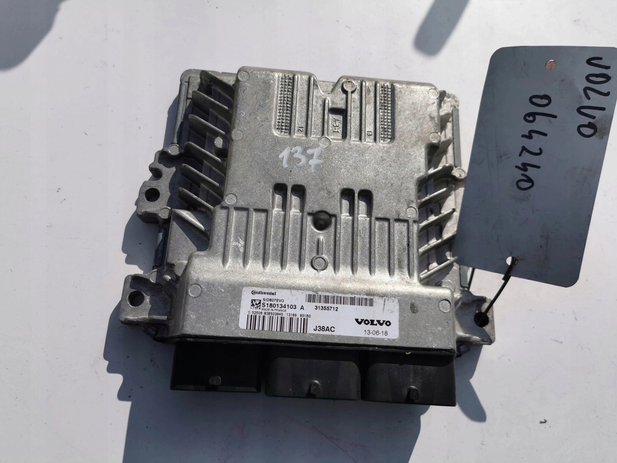 VOLVO V40 1.6D 31355712 S180134103A computer ECU ORYGIAL