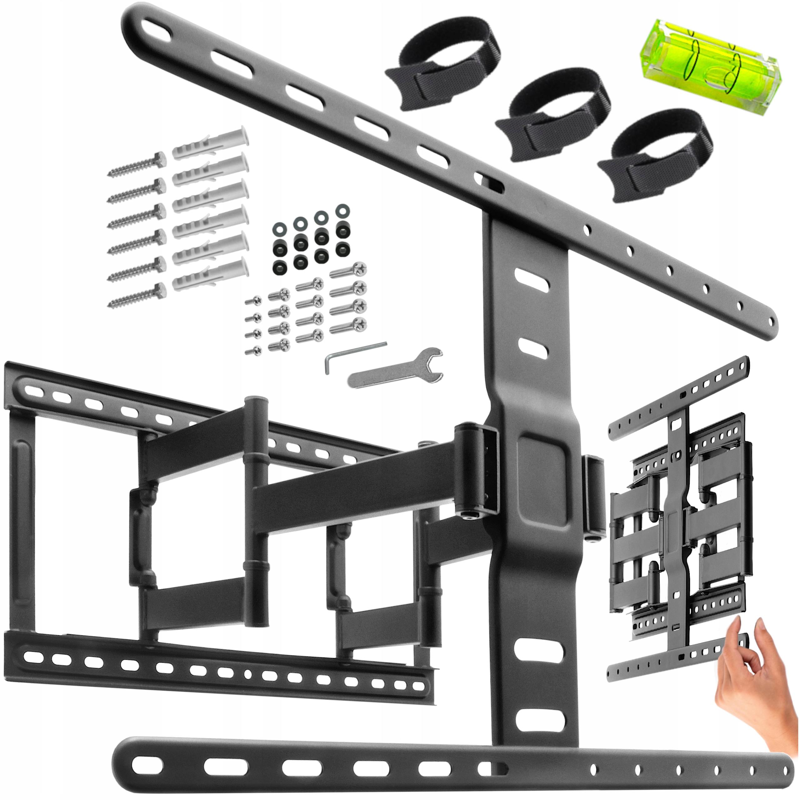Uchwyt do telewizora Tamdel 43–90" 60 kg Obrotowy 60° Wysięgnik 27–420 mm