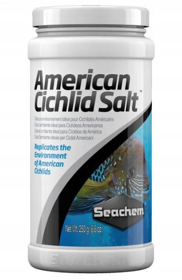 Levně Seachem American Cichlid Salt Sůl Pro Cichlidy Z Ameriky Mineraly 250 G