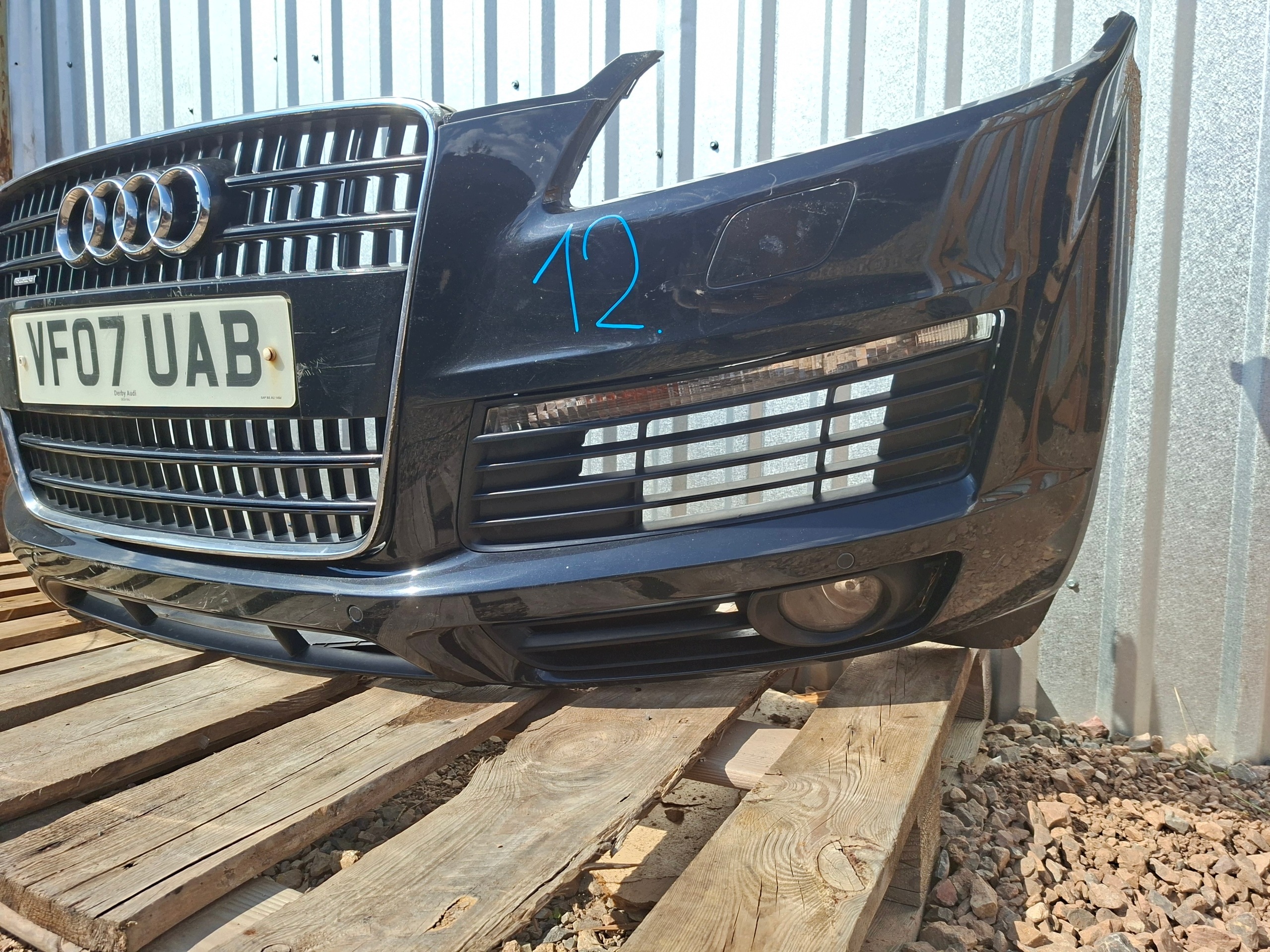 bumper audi q7 2007r xenon 4x pdc complete