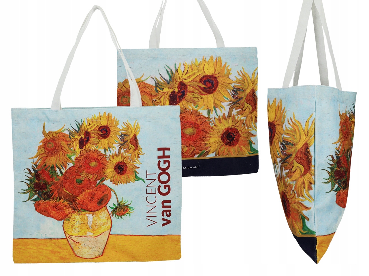 

Torba na ramię do sklepu Gogh siatka słoneczniki