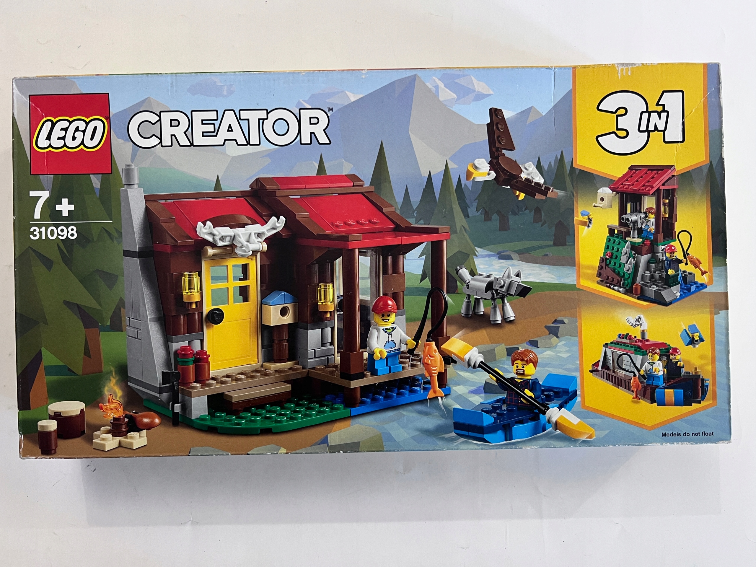 Lego 31098 Creator 3 w 1 Domek na wsi chatka kajak wilk orzeł