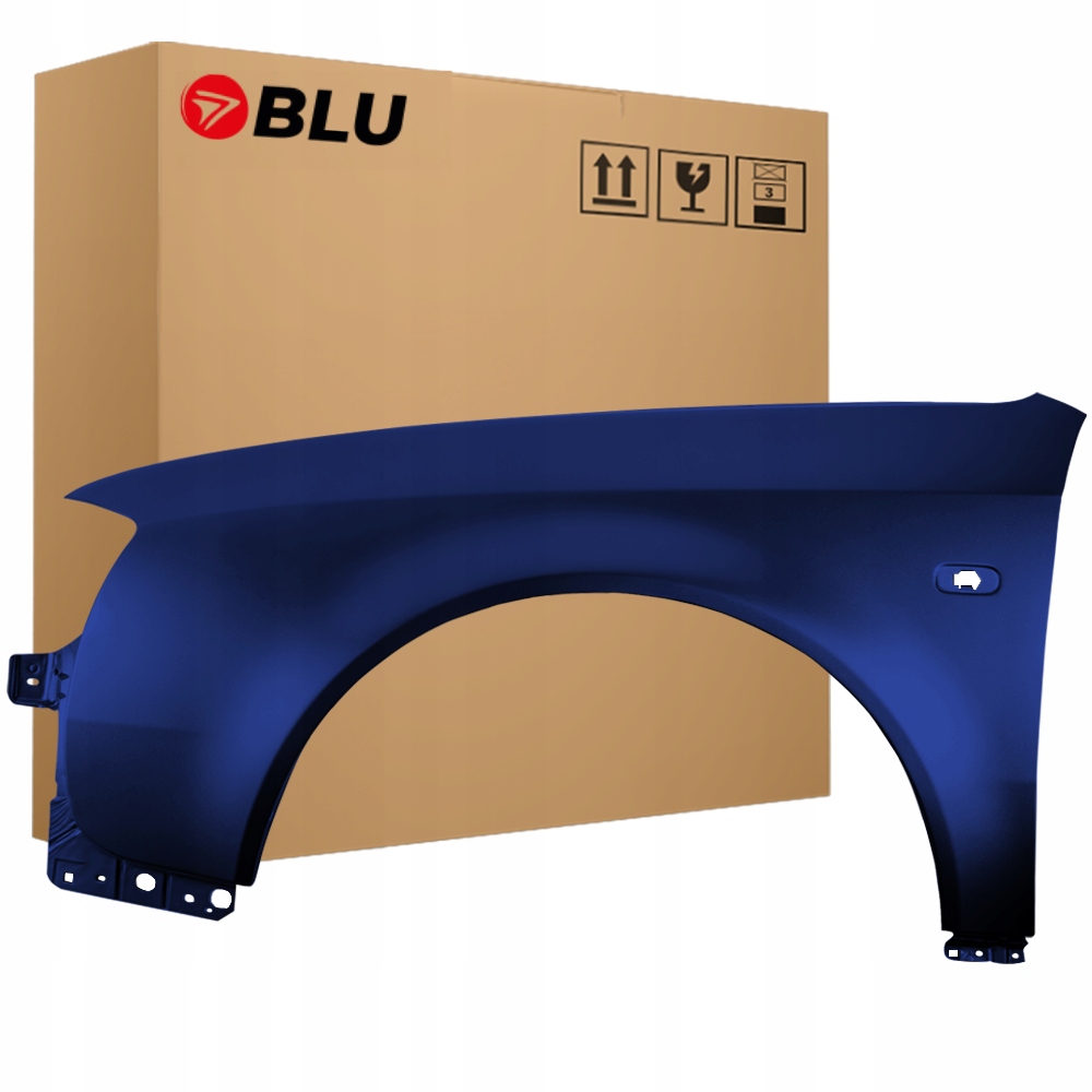 Blu Blatník Audi A6 C5 LZ5K levý modrý 97-01 přední SantorinBlau