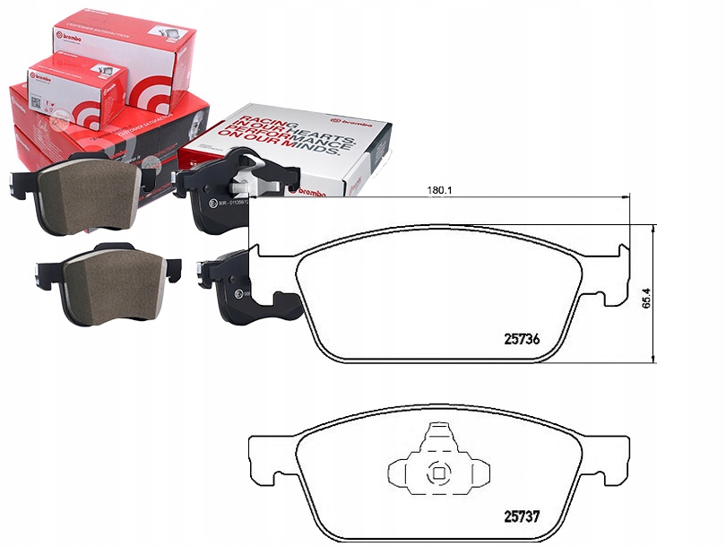 Brep 24 157 Brzdové Destičky Ford Kuga II 13- Přední Asistent řidiče #33