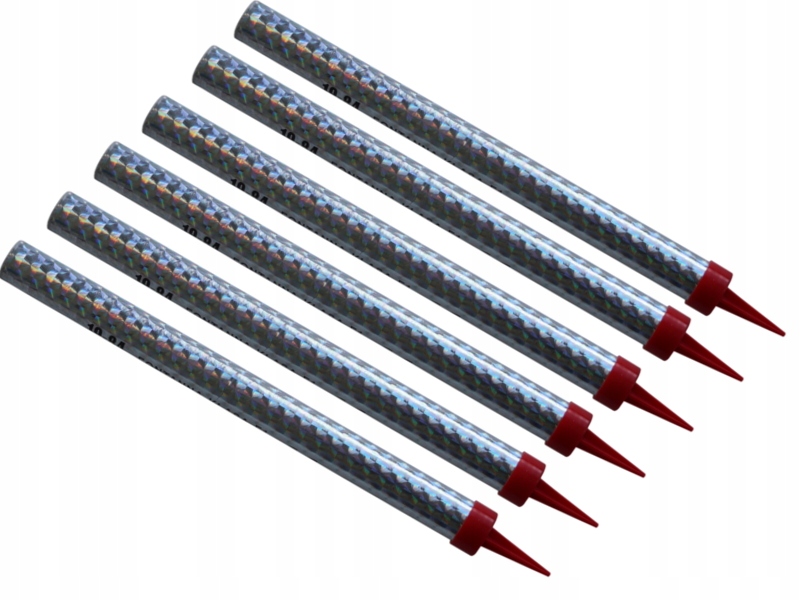 

Fontanna tortowa 18 cm srebrna/ 6sztuk