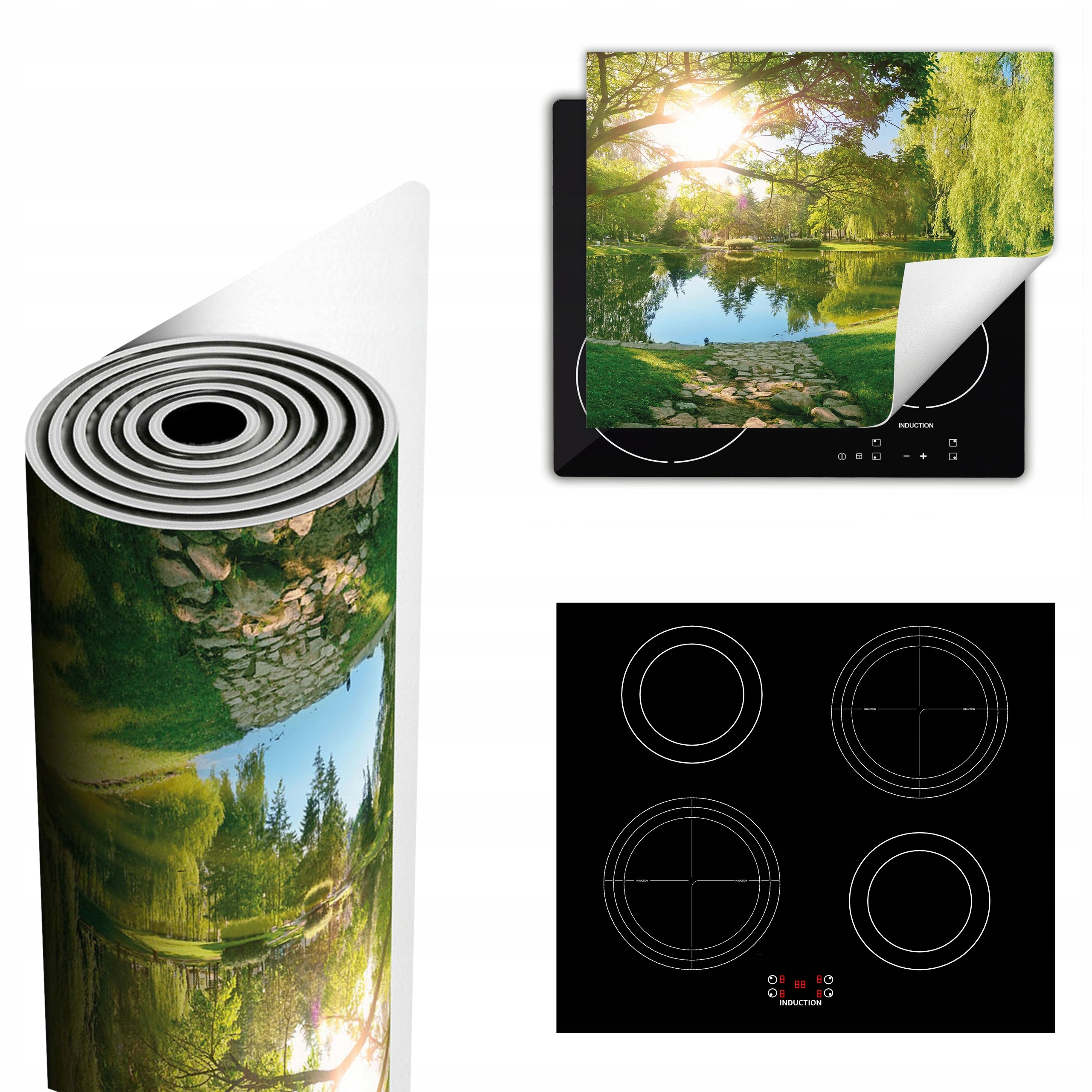 Ochranná Podložka Na Sporák Má Více Místa 60x52 krajina