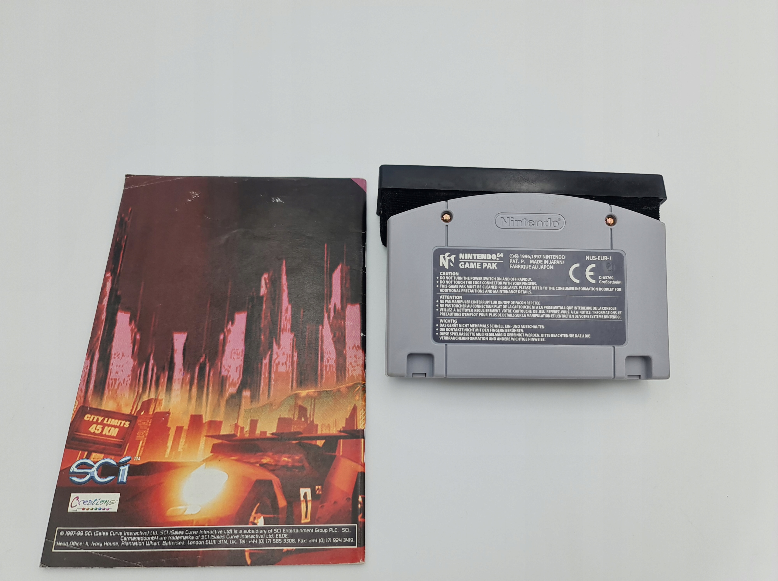 NINTENDO 64 CARMAGEDDON 64 Platforma Nintendo 64