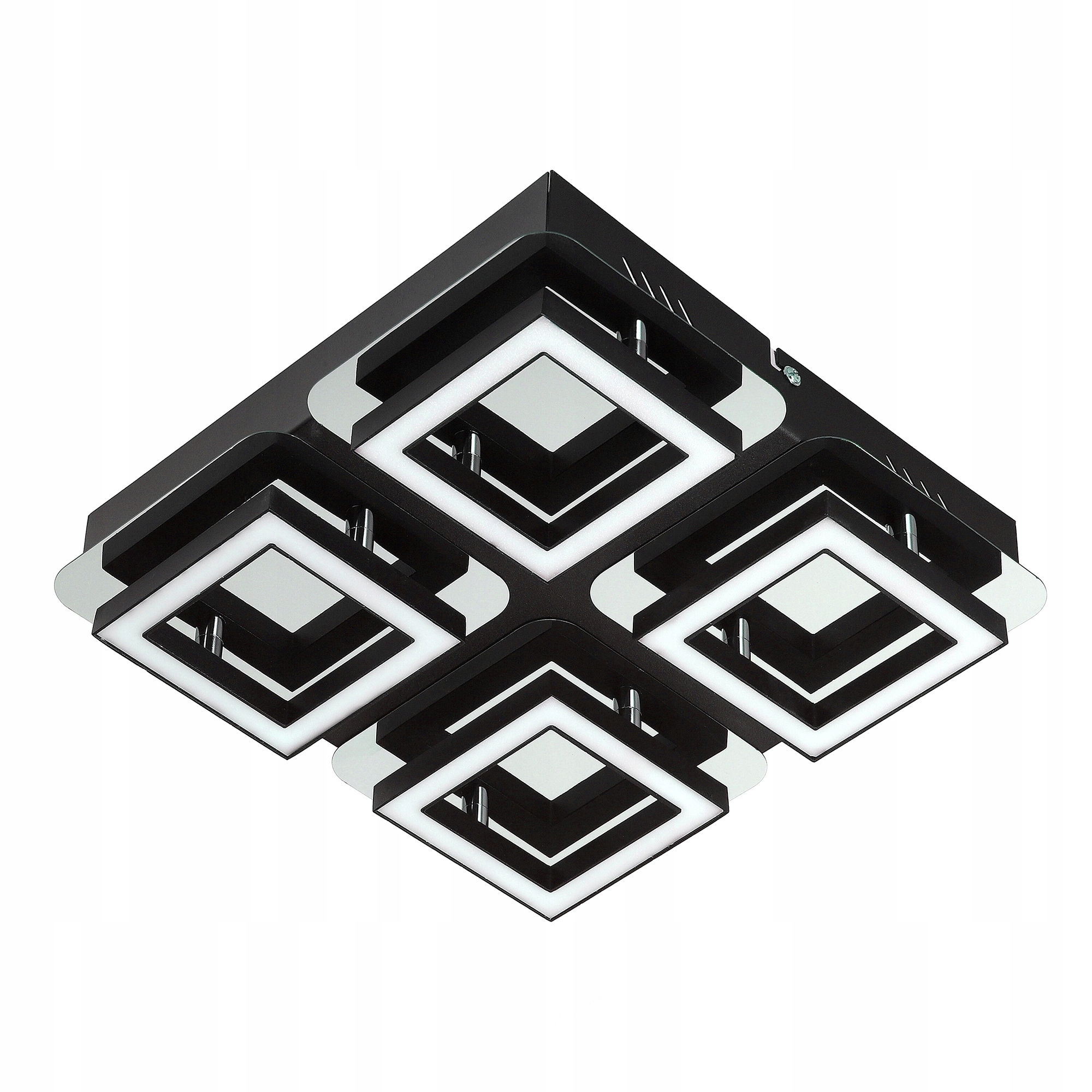 Horoz Led nástenné svietidlo 4x5W 4000K Zrkadlo Štvorcový štvorec Chróm