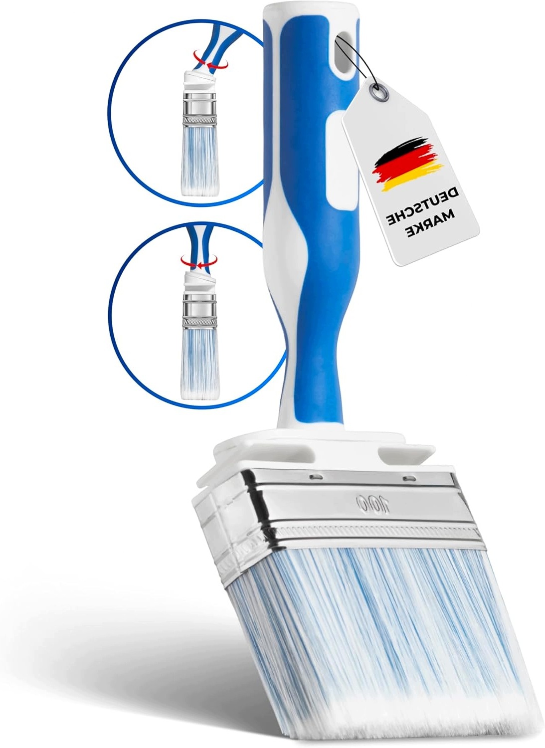 Prémiový Malířský Štětec Na Povrchy 100 MM Se Syntetickými Štětinami