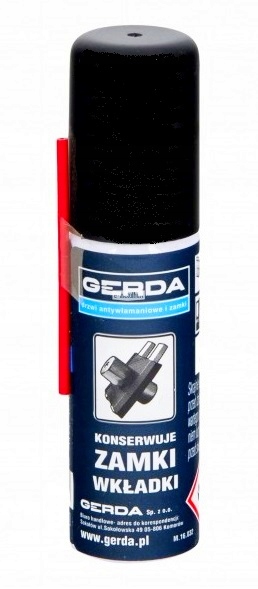 

Preparat do konserwacji Zamków Wkładek Gerda 25ml
