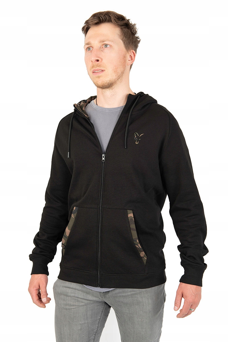Bluza Fox Lw Black Camo Print Zip Hoody Roz.S CFX134