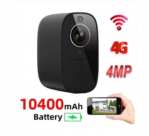 Kamera 4MPX 4G Lte S Veľkou Batériou 10400 mAH