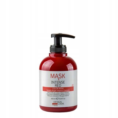 Design Look Maska na vlasy Color Mask Intense Red 300 ml