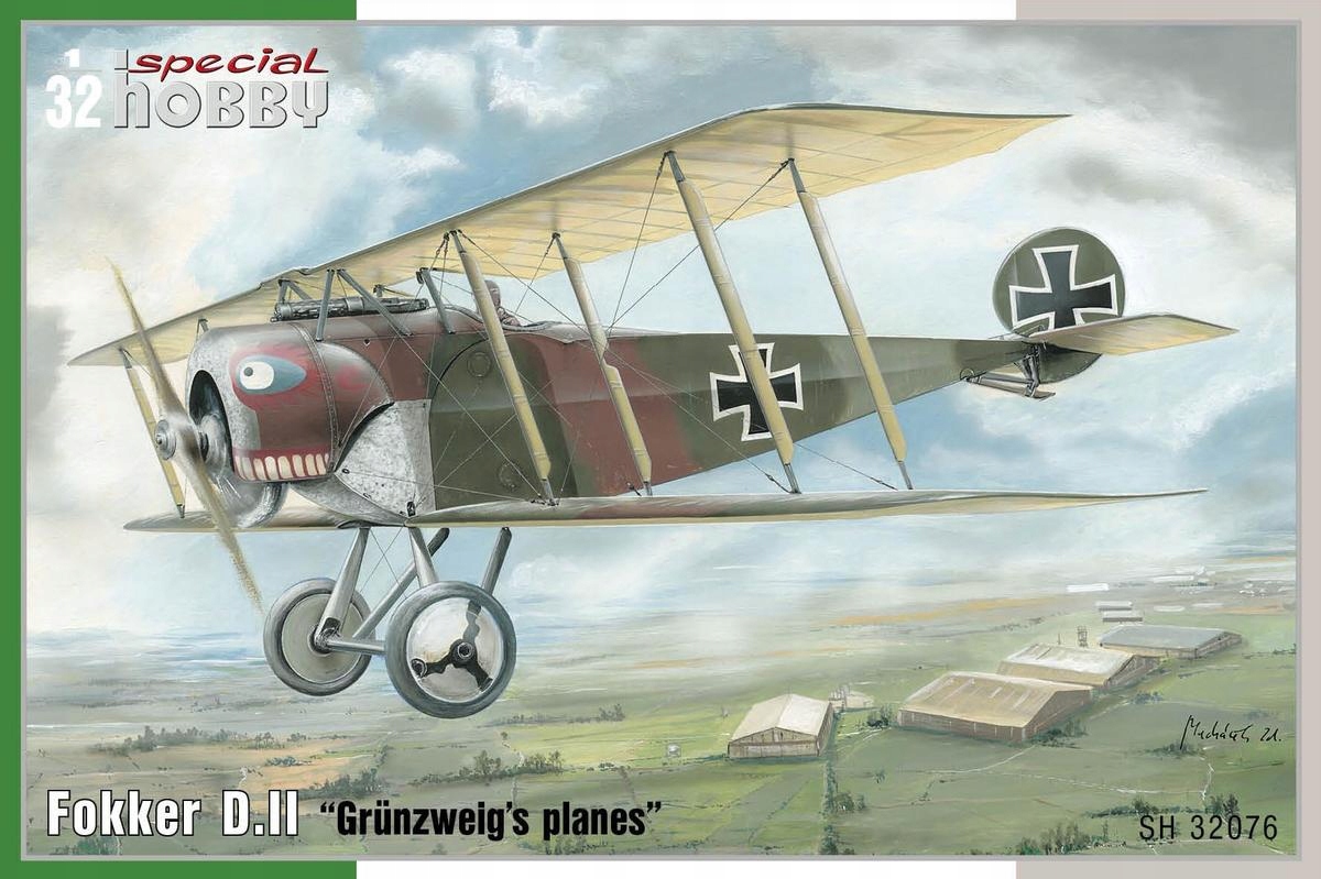 Fokker D.II "Grünzweig's Planes" Special Hobby SH32076 měřítko 1/32