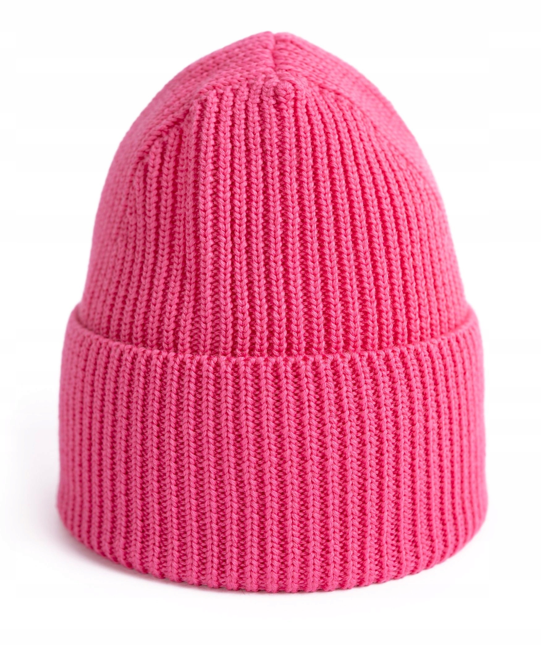 Čepice Dámská Mládežnická Beanie Vyhrnovací Zimní 100% Merino vlna Polsko