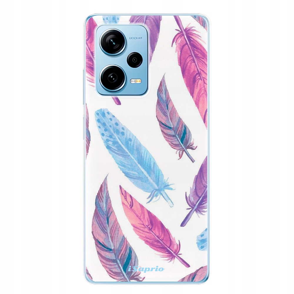 Silikonowe etui Feather Pattern 10 do Xiaomi Redmi Note 12 Pro+ 5G