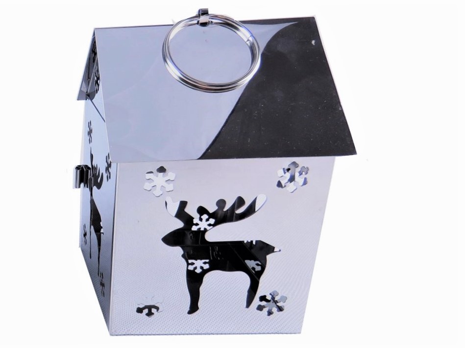 latarnia metalowa BOŻE NARODZENIE 18x13x12 cm. — 5