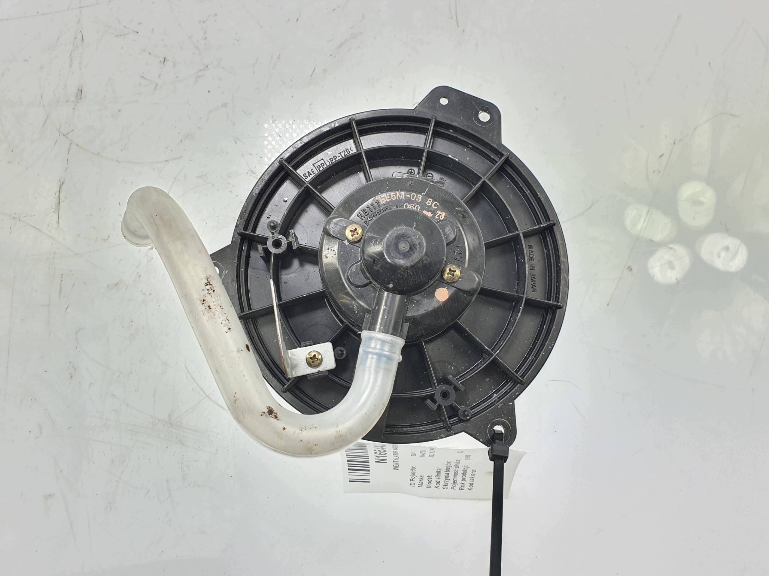 heating fan cab BE5M03 MAZDA 323 1.5 KAT