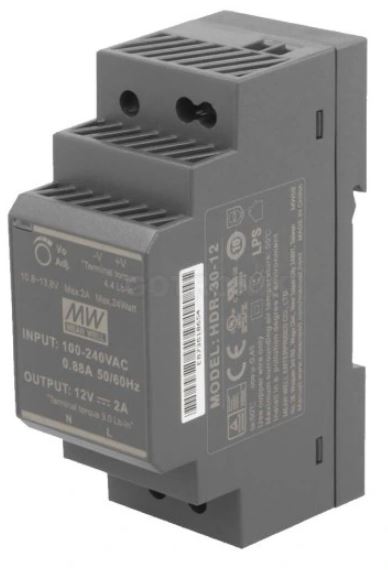 

Zasilacz impulsowy na szynę Din HDR-30-12 12V 24W