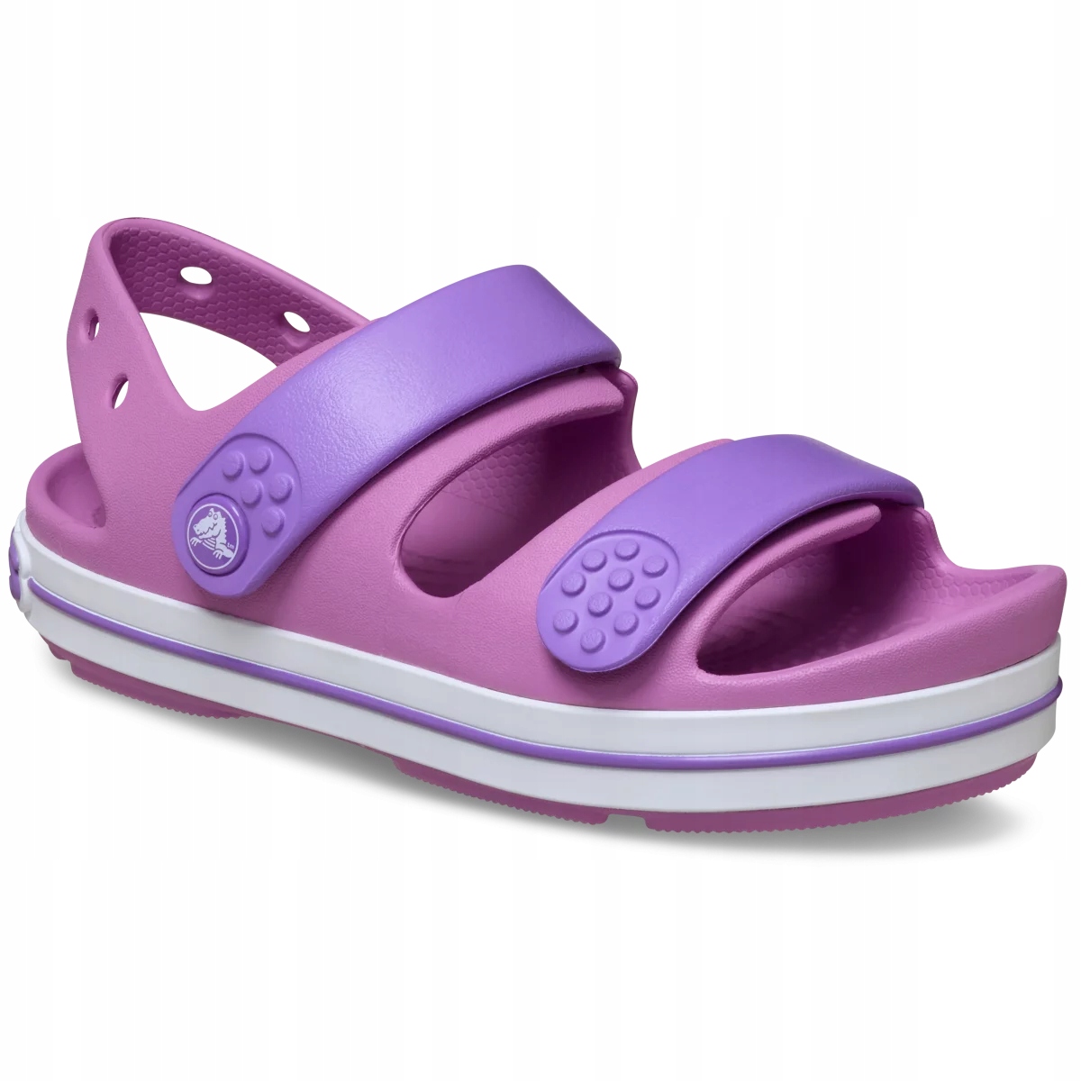 Crocs sandałki dziecięce tworzywo sztuczne fioletowy rozmiar 32,5