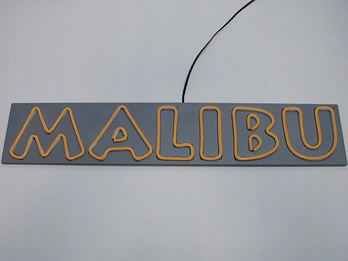 NMALIBU NEON LED FLEX NAPIS MALIBU ŻÓŁTY 700X135MM Kod producenta nmalibu
