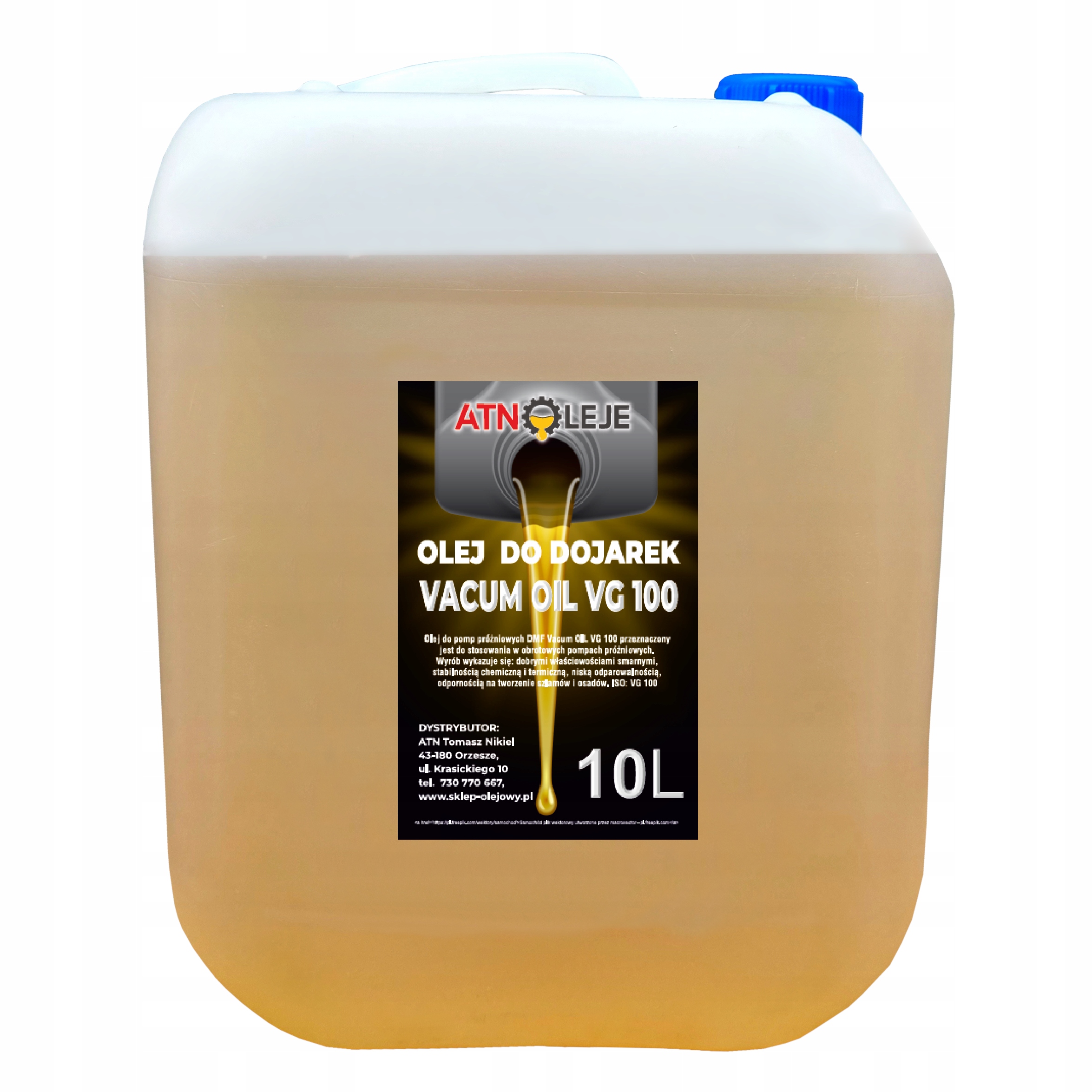 Olej do dojarek VG 100 10L