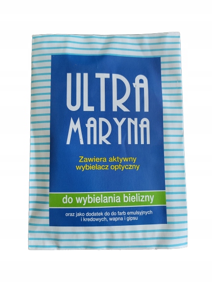 

Ultramaryna Wybielacz Proszek Do Prania 20G