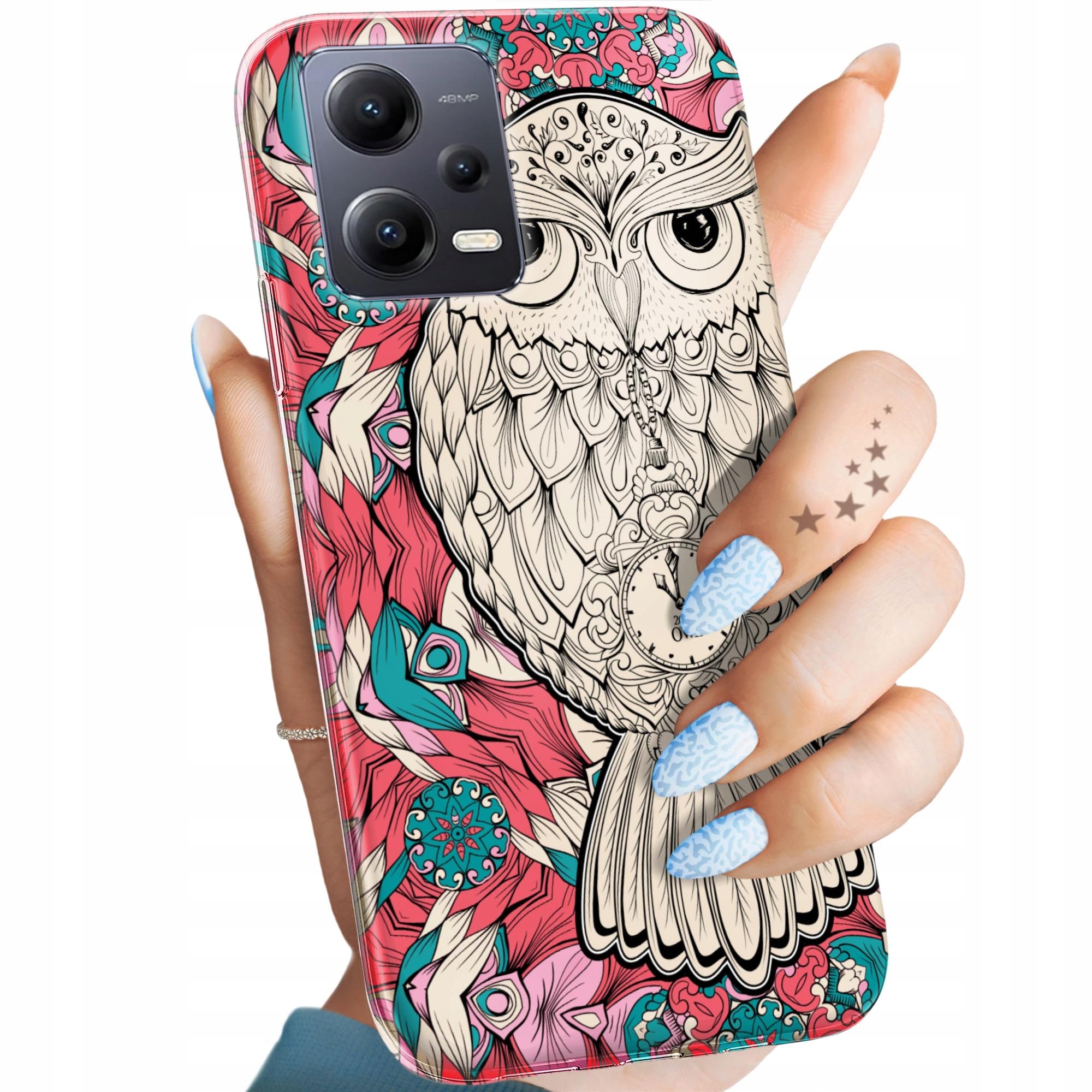 Etui Do Redmi Note 12 5G Poco X5 Sowa Sówka Sowy Obudowa Pokrowiec