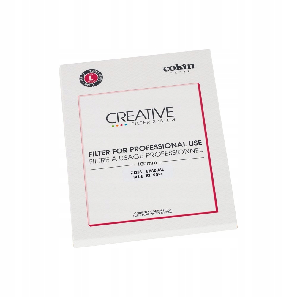 Filtr Cokin Z123S L Z-pro poloviční modrý B2