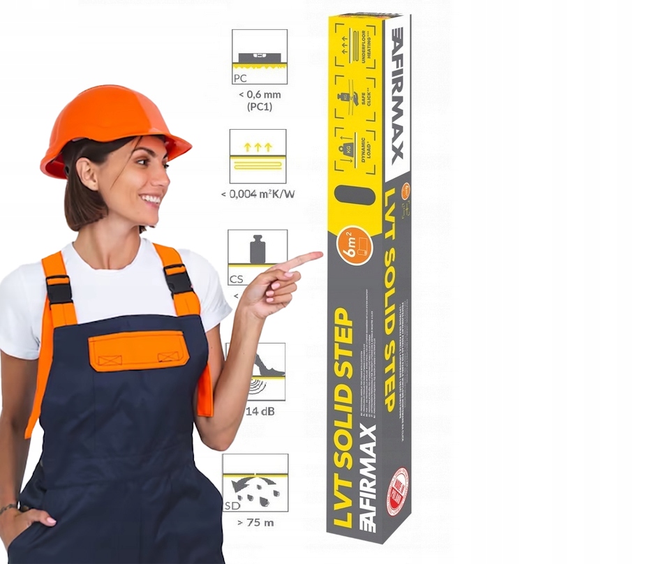 

Podkład podłogowy Afirmax Lvt Solid Step 1,1m 6m2