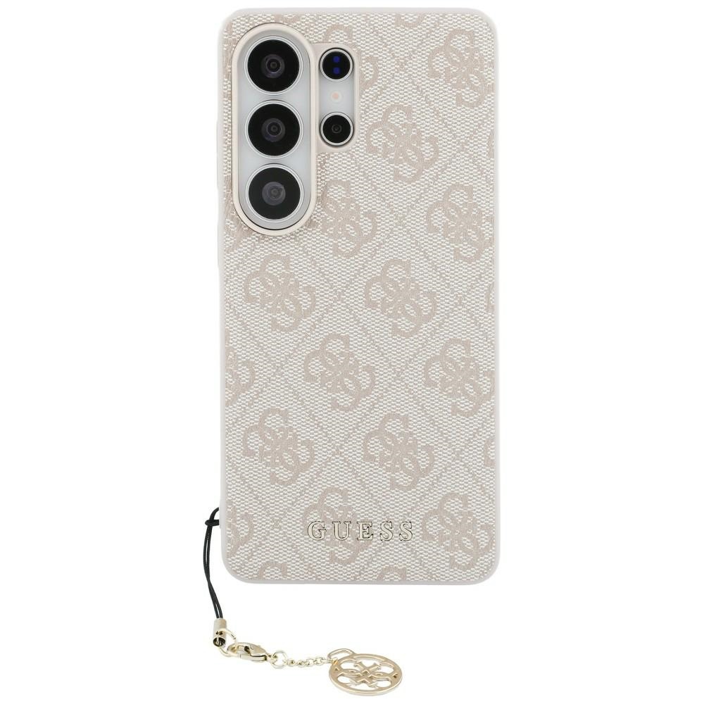 Pouzdro Guess 4G Classic Logo Charm MagSafe pro Samsung Galaxy S26 Ultra růžové