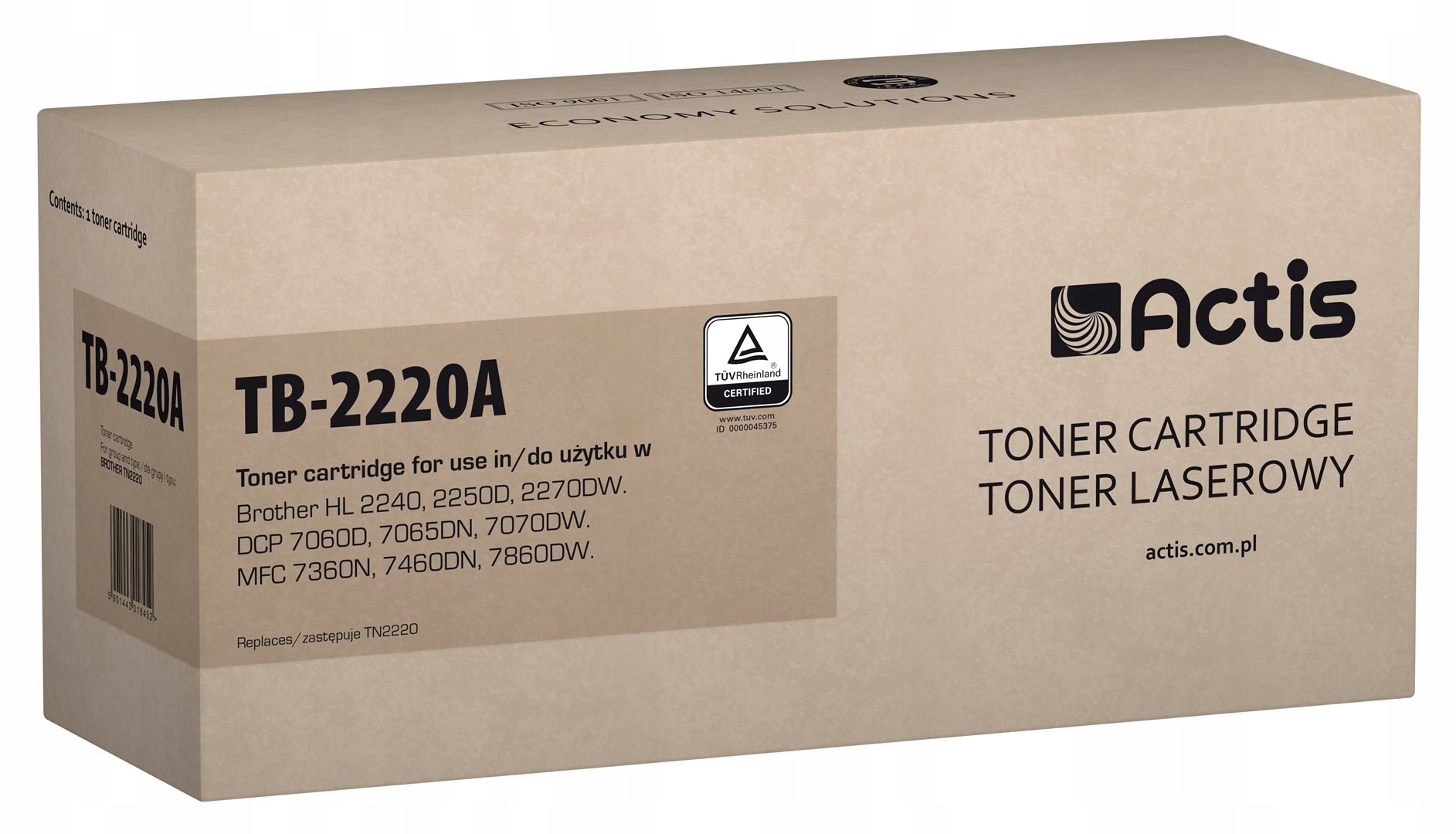 Actis TB-2220A Toner (zamiennik Brother TN-2220, TN2220 Standard)