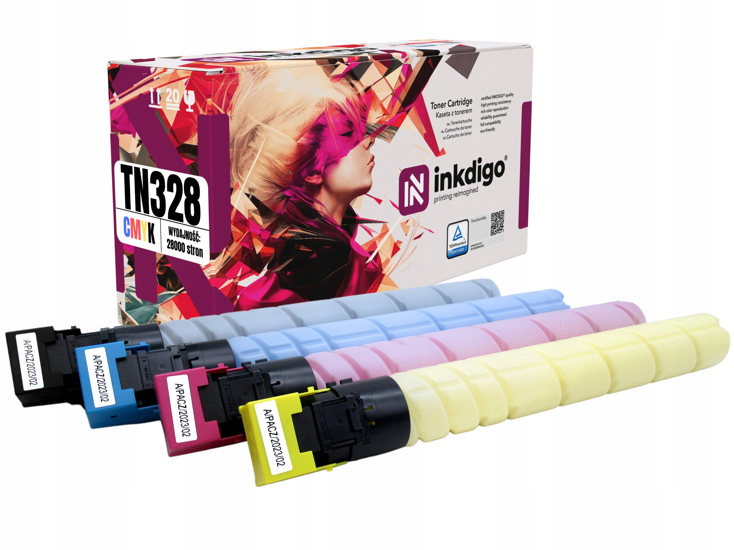 TN328 Náhradné Tonery Pre Tlačiareň Konica Minolta Bizhub C250i C300i C360i