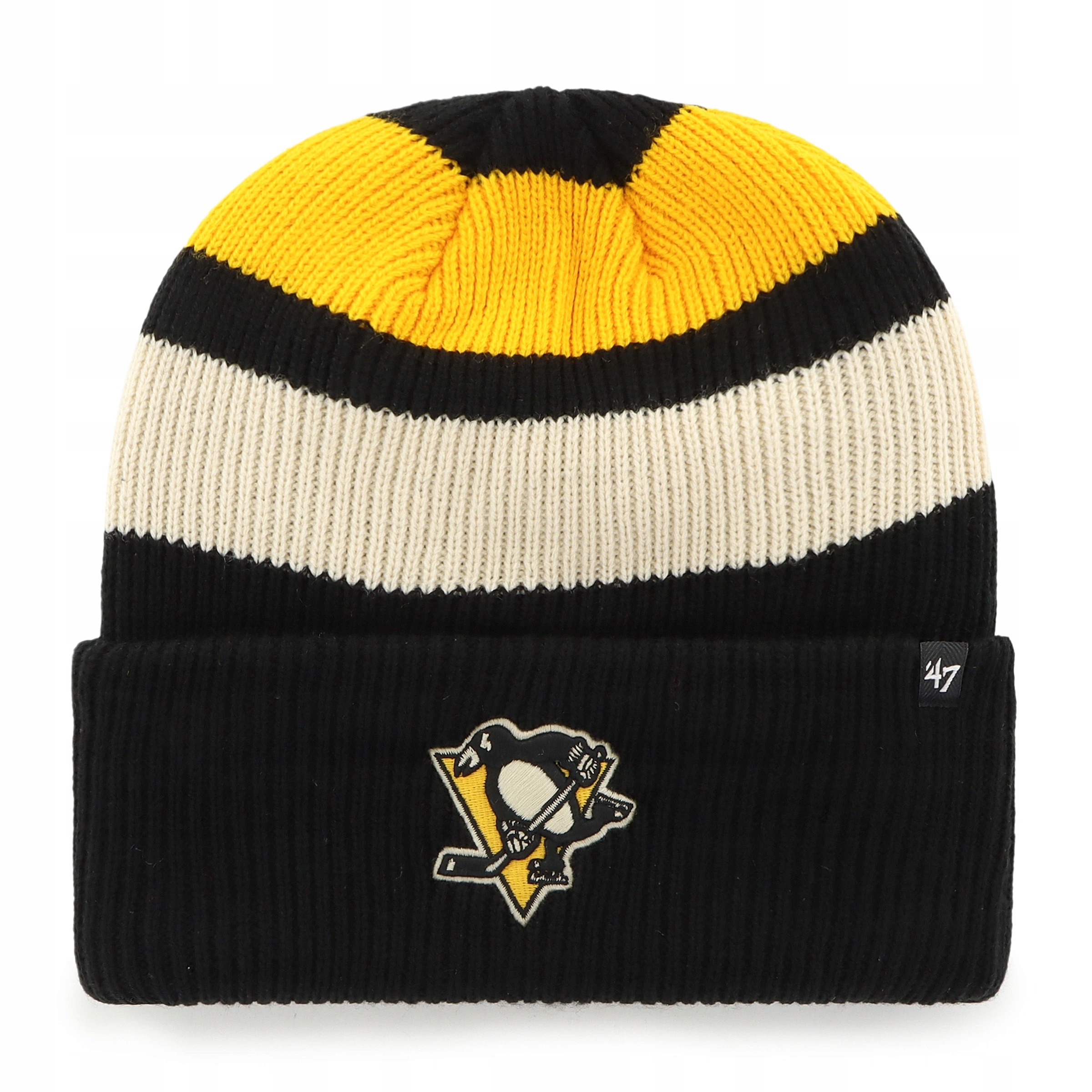Pánská zimní čepice Pittsburgh Penguins Nhl Clubhouse Jennings '47 Cuff Kni
