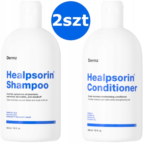 Zestaw Szampon Odżywka Dermz Azs Healpsorin