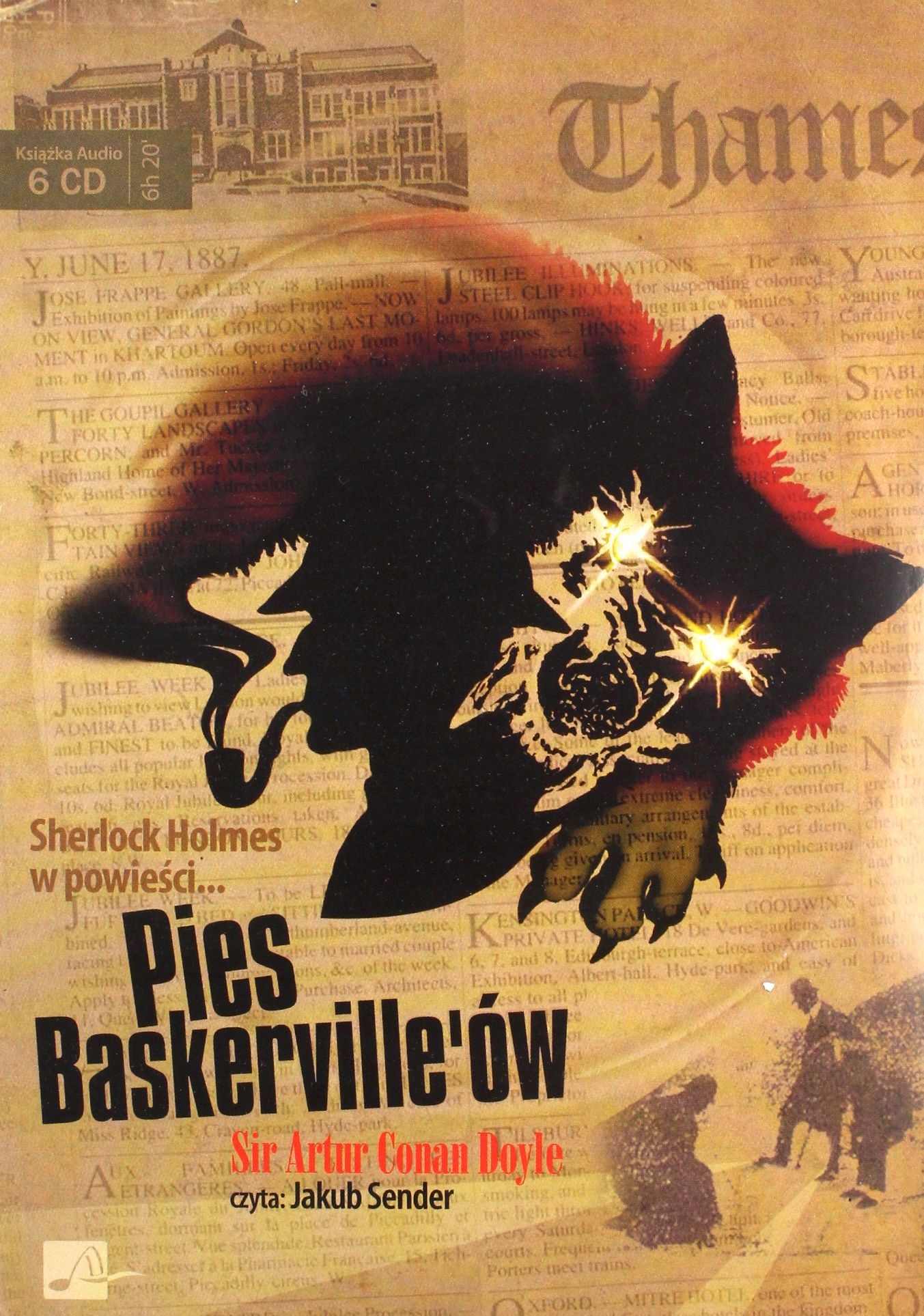 PIES BASKERVILLE'ÓW - ARTUR CONAN DOYLE (ECOPACK) [AUDIOBOOK] [6CD]