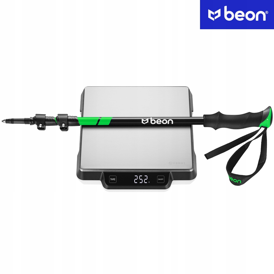 KIJKI TREKKINGOWE TELESKOPOWE DO NORDIC WALKING REGULOWANE W GÓRY BEON Długość po złożeniu 61 cm