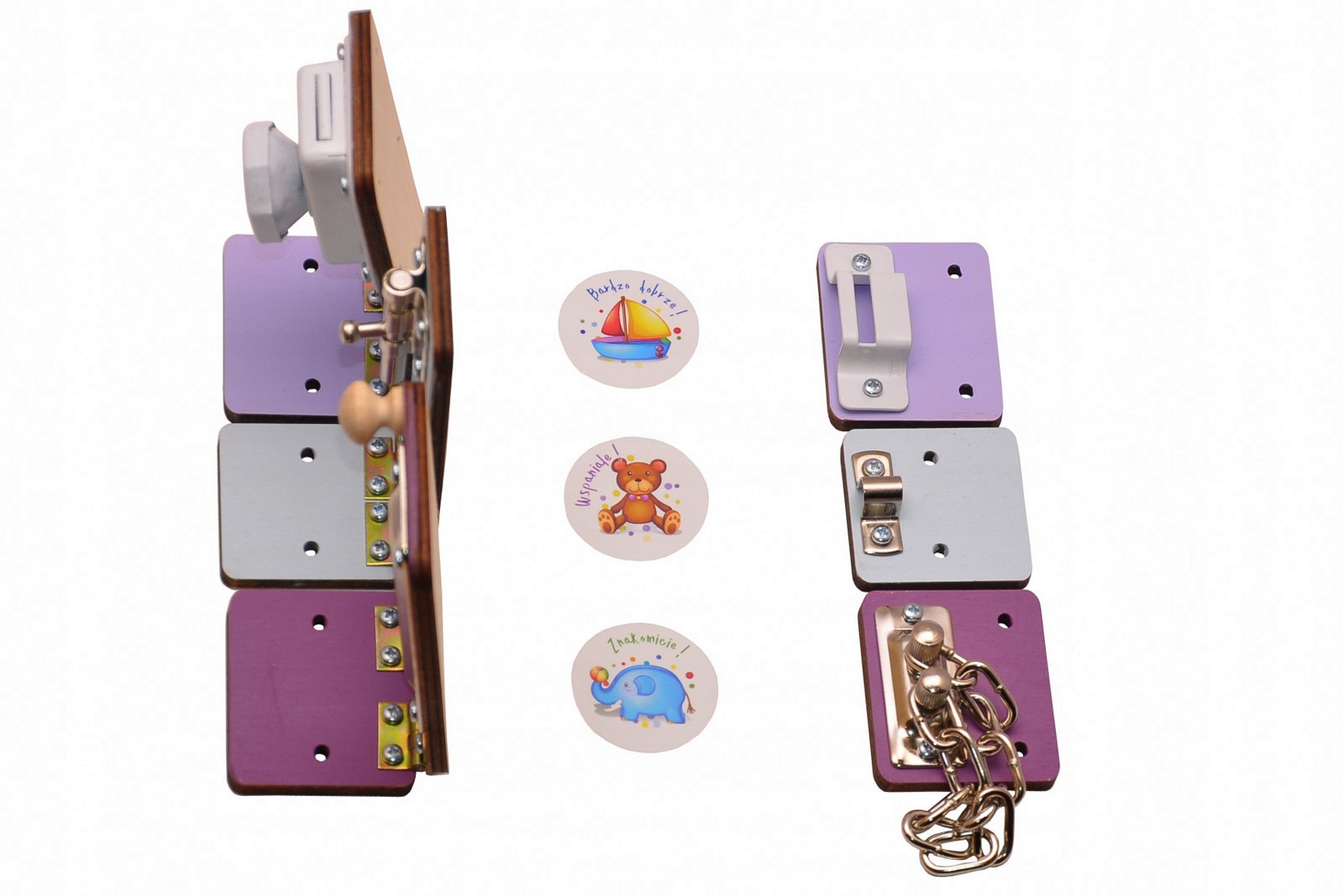 ZESTAW DRZWI Z ZASUWKAMI DO TABLICY MANIPULACYJNEJ Marka ASZ