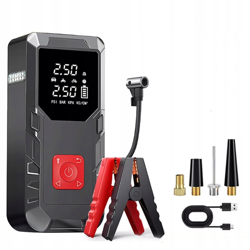 Zařízení pro startování auta Power Bank, Inteligentní vzduchová pumpa