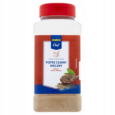 Levně Metro Chef Pepř Černý Mletý 520 g Aromatický Gastro