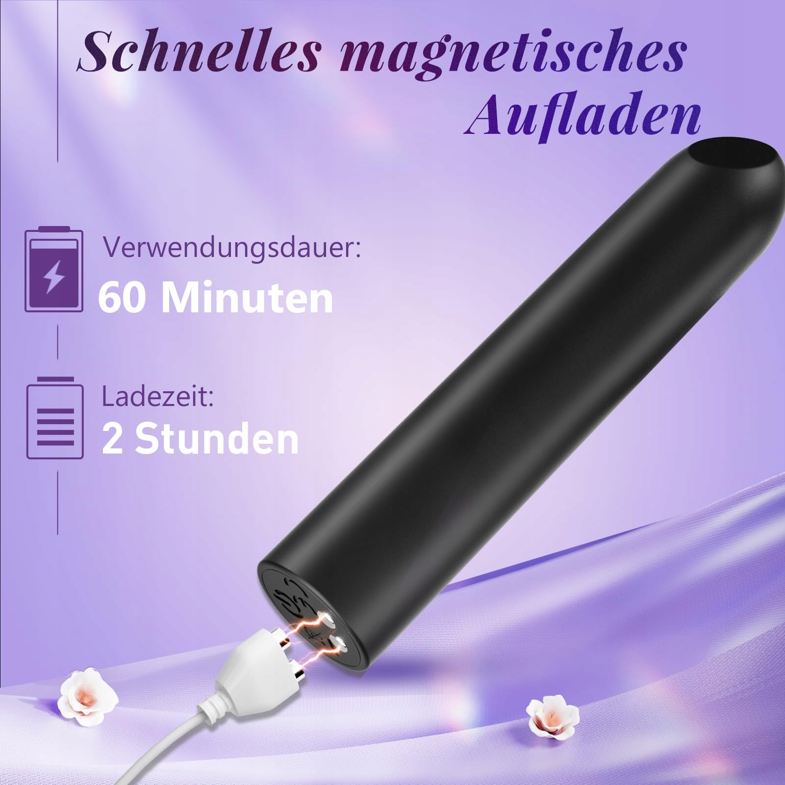 MINI VIBRATOR DLA KOBIET 10 TRYBÓW WIBRACJI CICHA STYMULACJA — miniatura 3