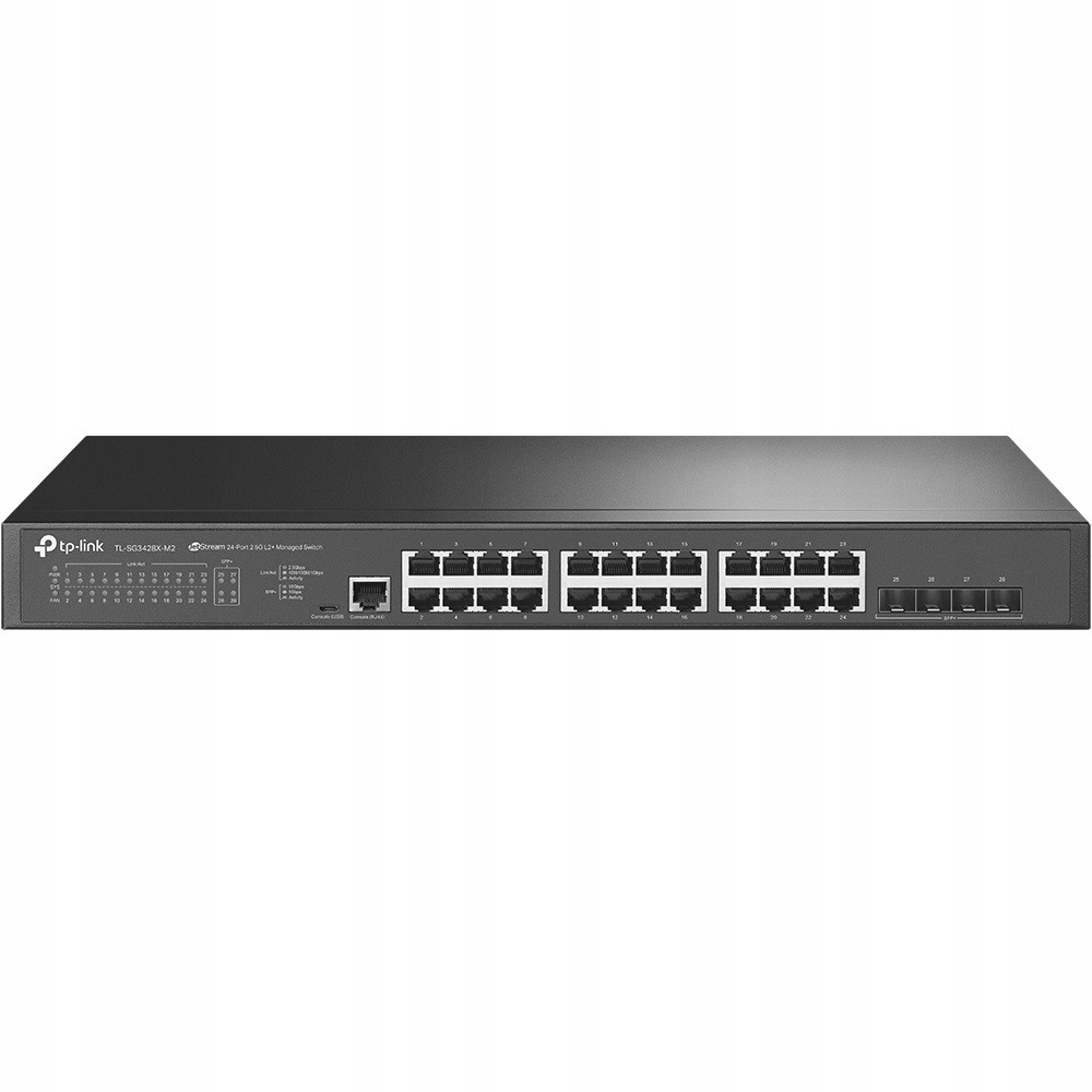 Tp-link Prepínač SG3428X-M2 24x2.5GE 4xSFP+
