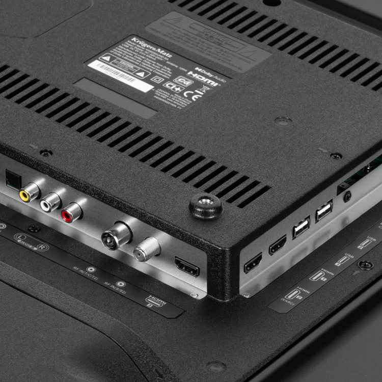 TELEWIZOR LED UHD 4K 50'' SMART GOOGLE TV HDR DVB-T2 HEVC KRUGER MATZ Komunikacja Wi-Fi