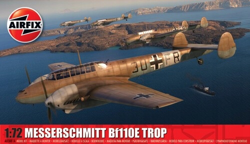 Airfix Model plastový Messerschmitt Bf 110E/E-2 Trop 1/72