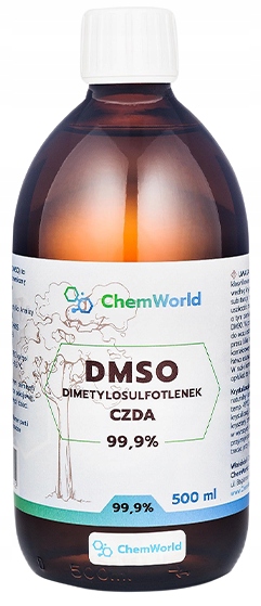 

Dmso Dimetylosulfotlenek Czda 500ml ChemWorld